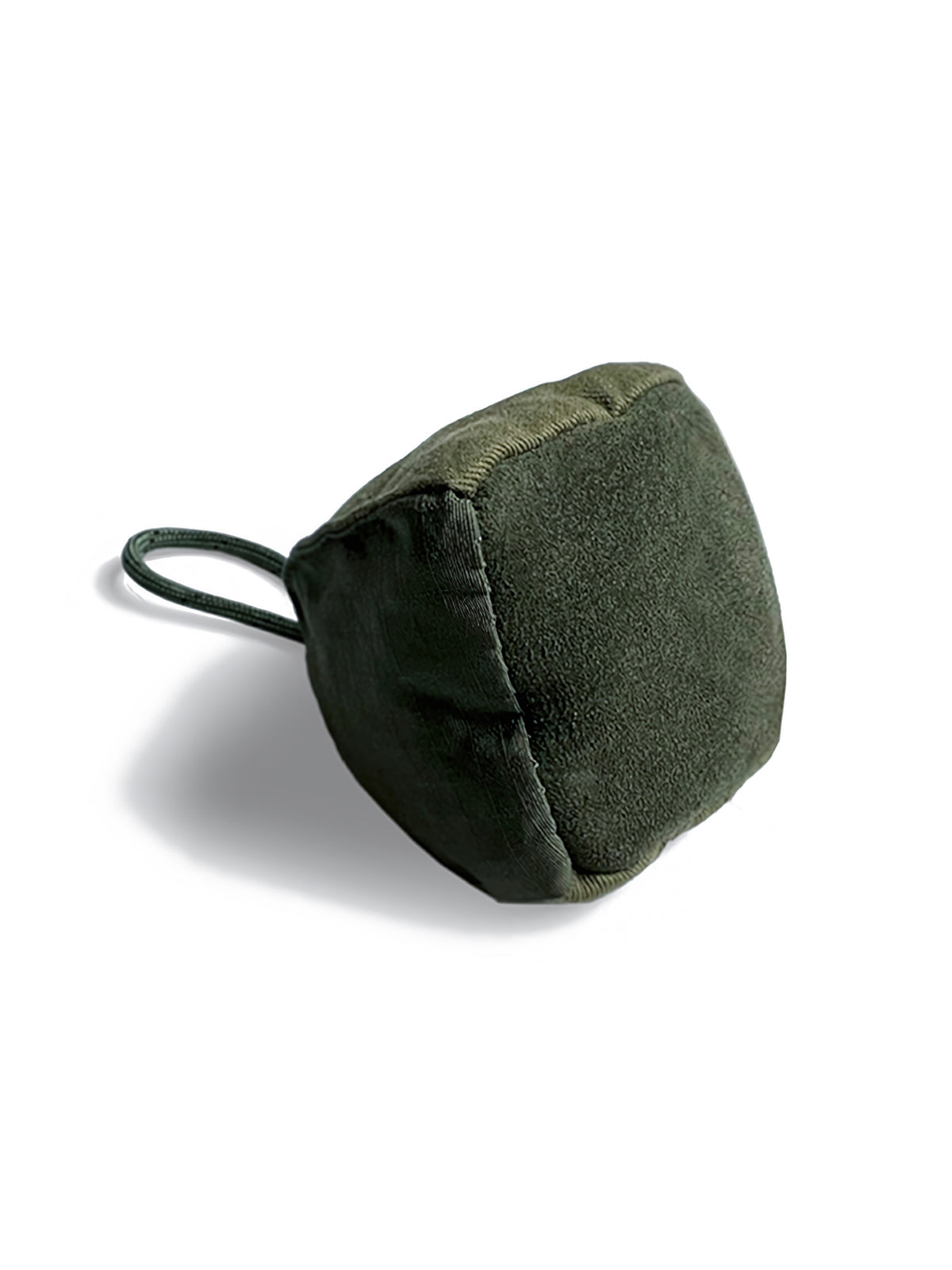 ナイロン持ち手とスエード牛革のディテール