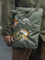 刺繍 ソフト ヘルメット バッグ