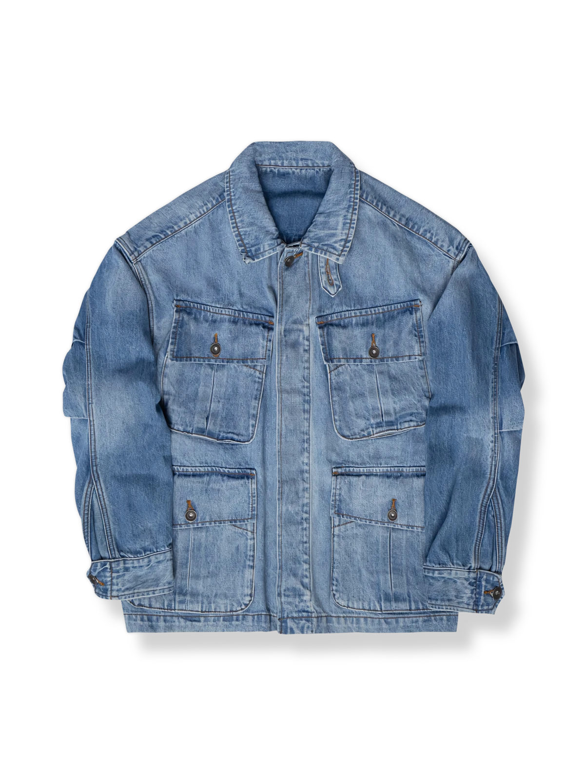 4 ポケット ウォッシュ デニムジャケット