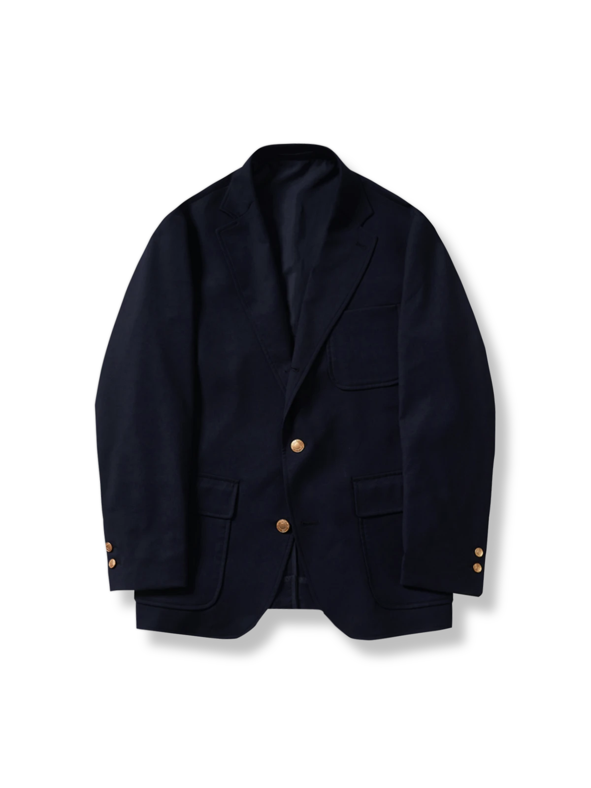 ネイビーブレザー シングルブレストテーラードジャケット