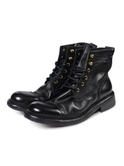 手作り牛革ブーツ