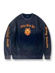 Risky｜スプレーダイ破れヴィンテージフリーススウェット