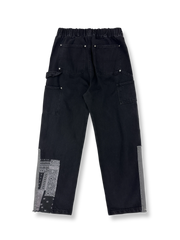 裾ジップ付き コンビデニムパンツ