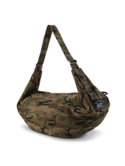 ヴィンテージカモフラージュライトタクティカルショルダーバッグの正面図