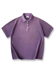 ヴィンテージウォッシュ加工ポロシャツ