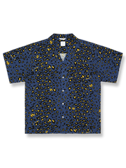 クラシックレオパード半袖シャツの正面画像。