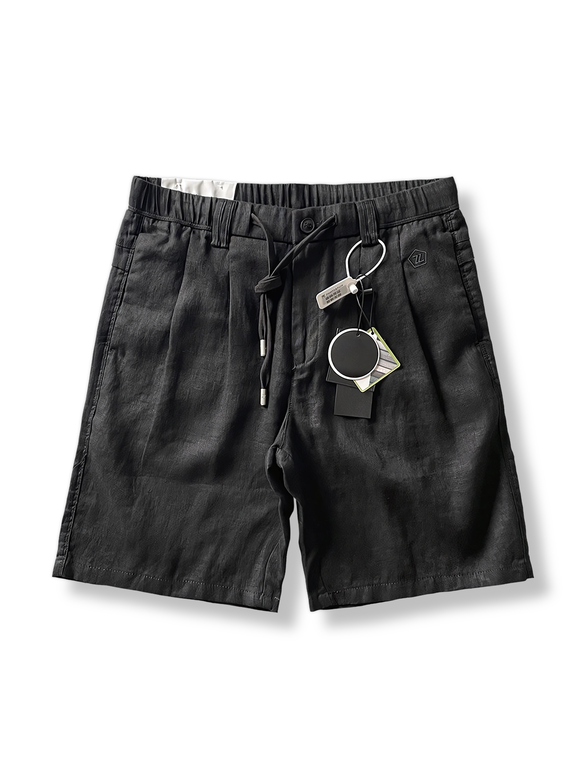 リネンショートパンツの正面展示図