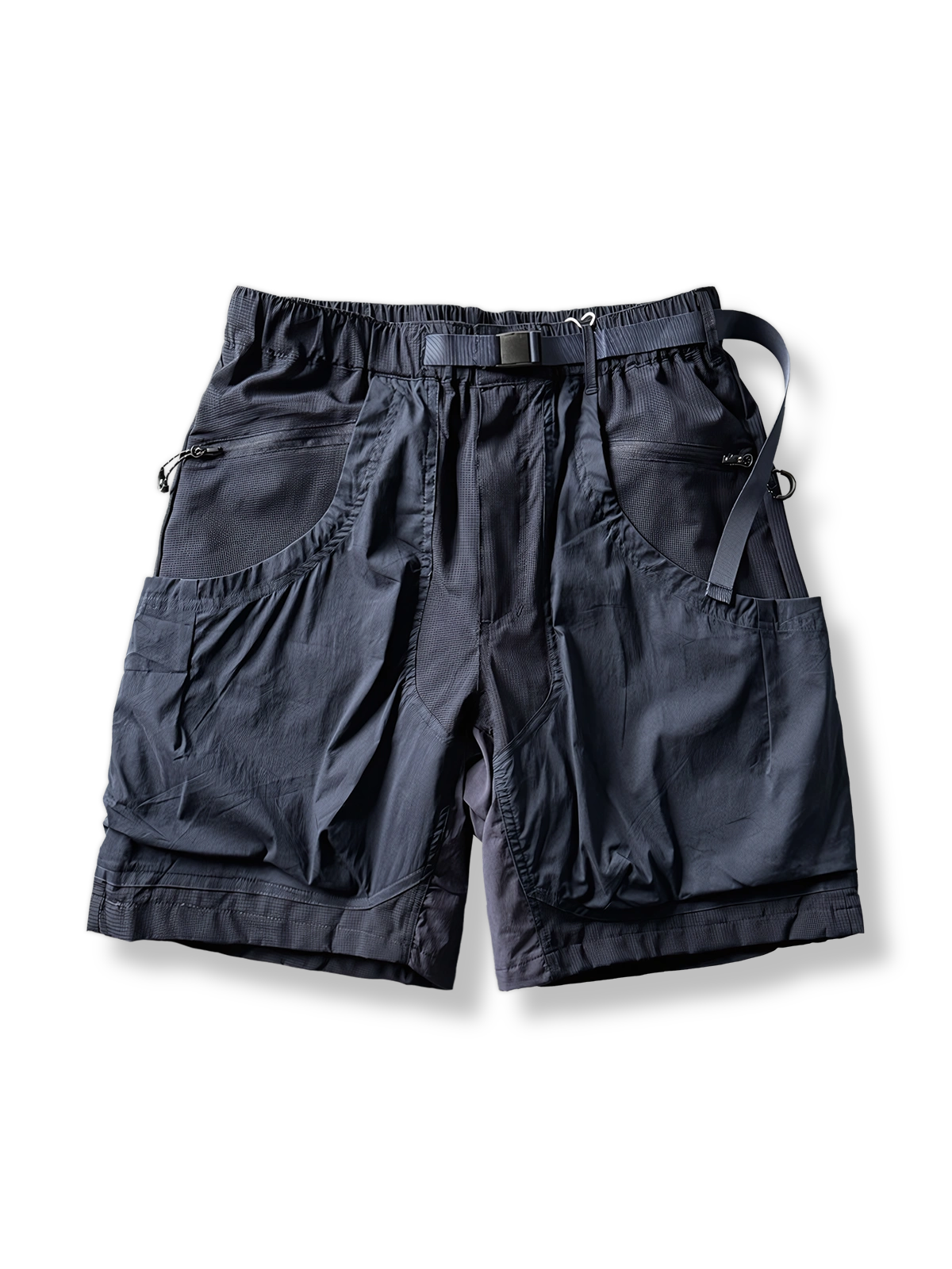 軽くて快適なアウトドアカーゴショーツの正面画像