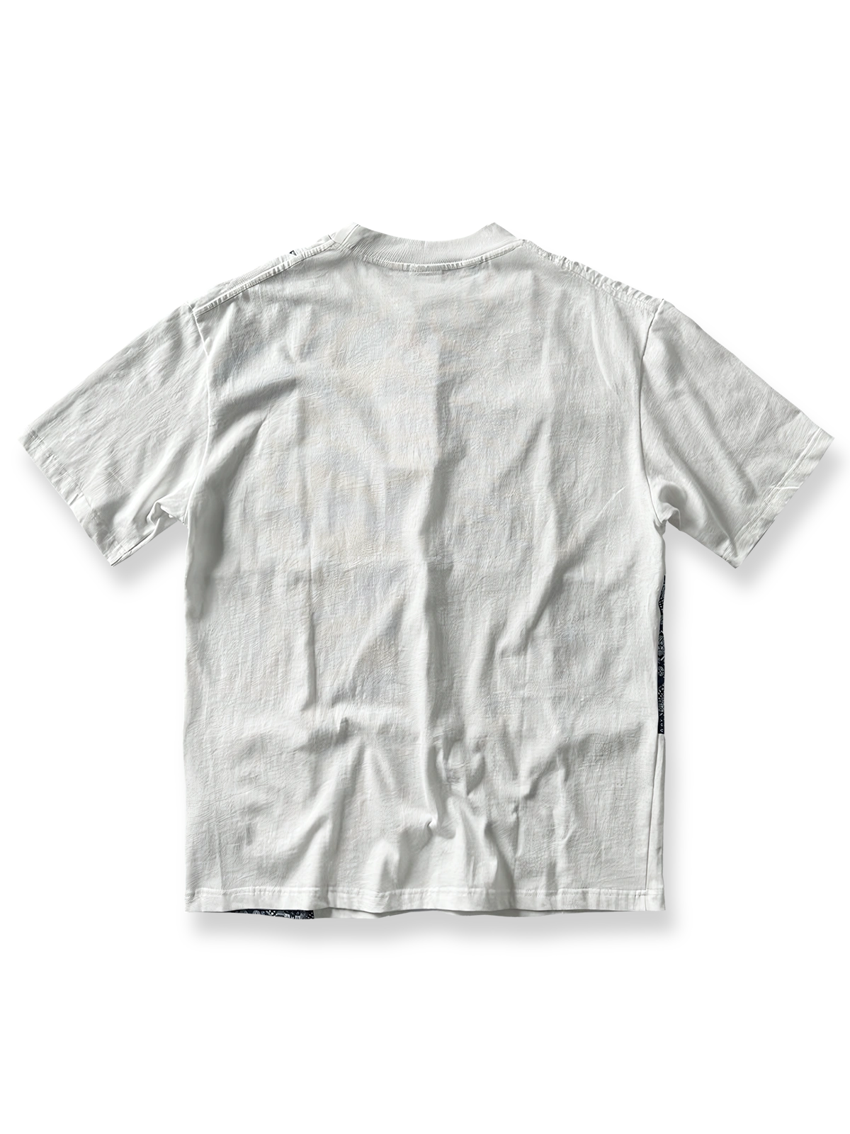 クラシックペイズリー＆パッチワークショートスリーブTシャツ