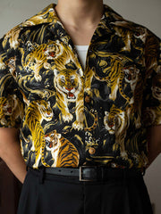 百虎図 ハワイアンシャツ