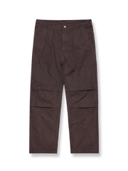 ワックス染めウォッシュパラトルーパーパンツの正面画像。独特なウォッシュワックス染めデザインを表示。