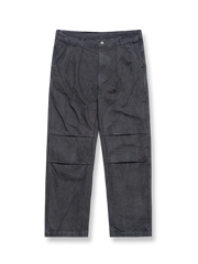 ワックス染めウォッシュパラトルーパーパンツの正面画像。独特なウォッシュワックス染めデザインを表示。