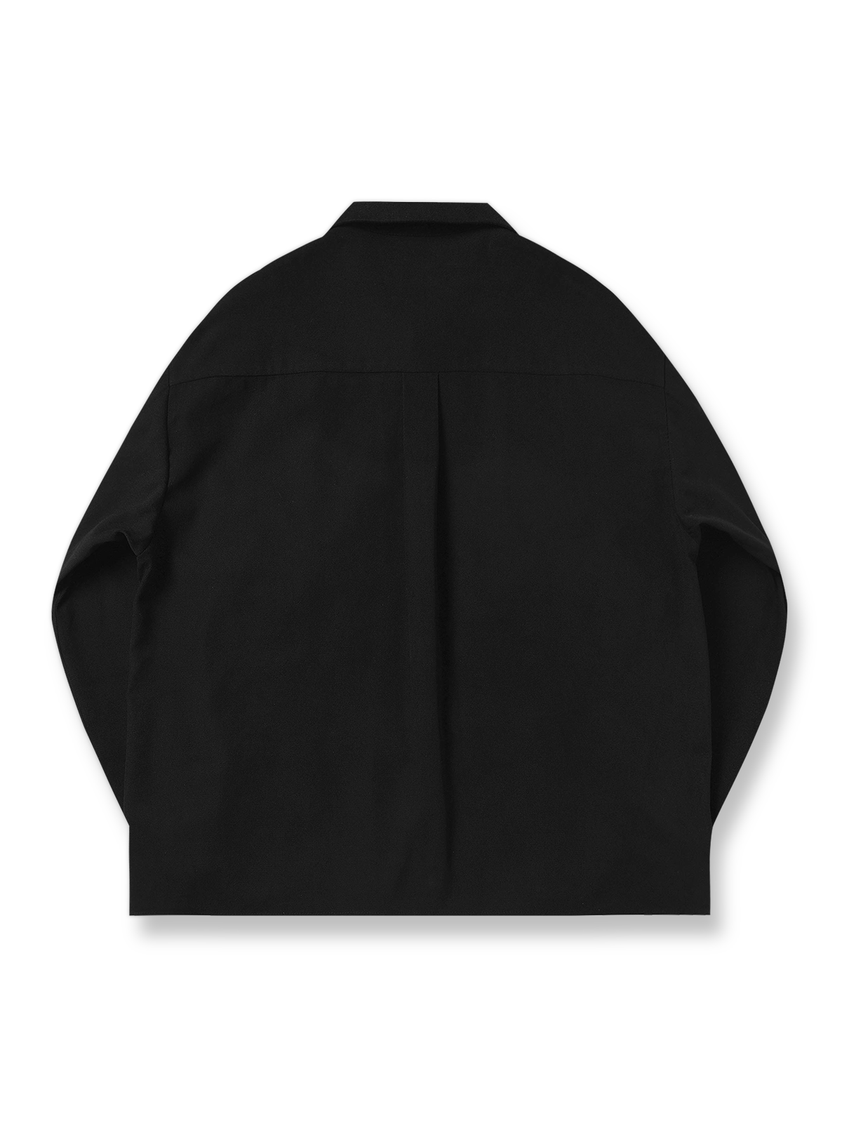 ハンドプリーツヴィンテージ長袖シャツの正面図