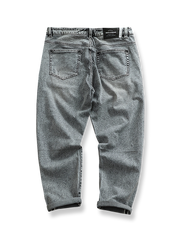 ダメージ加工ユーズドストレッチデニムパンツの正面図