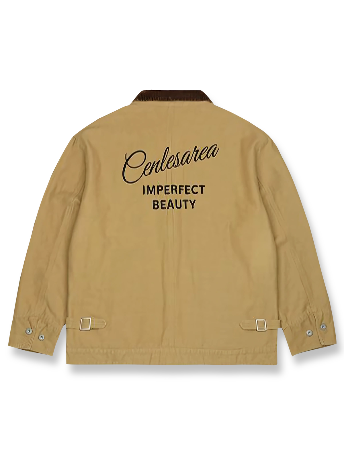 製品画像: ヴィンテージ加工の竹節柄デトロイトジャケットの全体展示