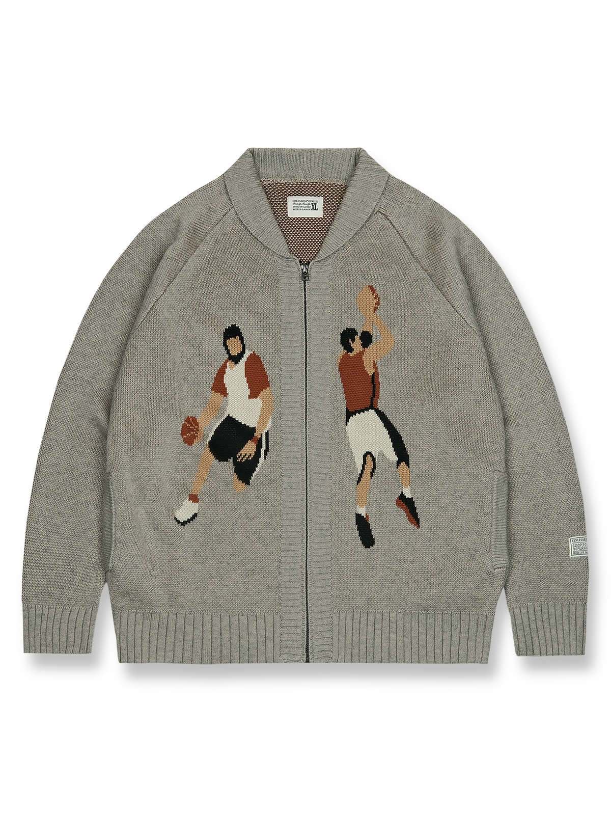 製品画像: バスケエレメント コーウィッチン カーディガンセーターの全体展示