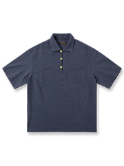 ヴィンテージチェックプルオーバーショートスリーブシャツの正面