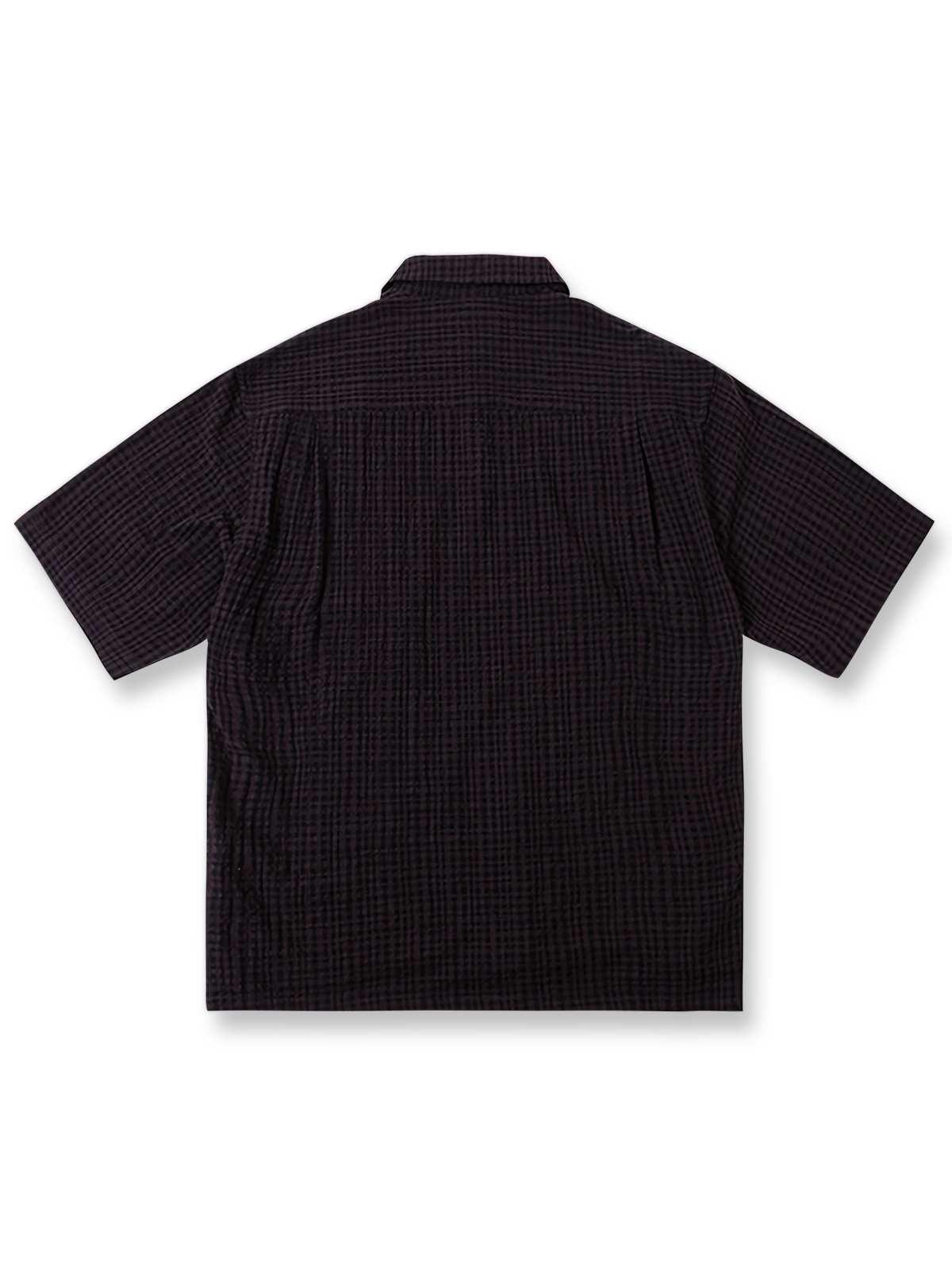 ヴィンテージチェックプルオーバーショートスリーブシャツの正面
