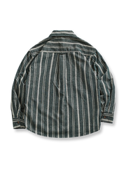 製品画像: ストライプワーク長袖シャツの全体展示