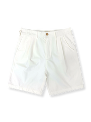 製品画像: クラシックなカラー展開のワイドレッグ5分丈テーラードショーツ