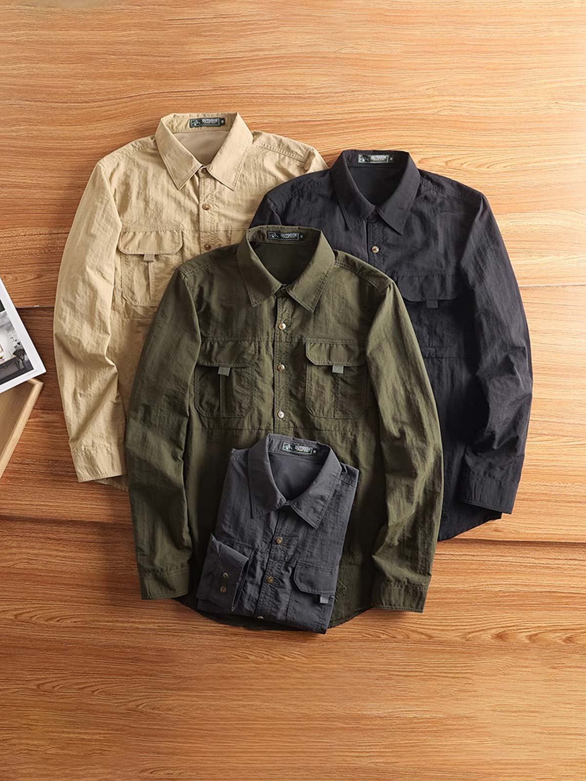 製品画像: 防水速乾アウトドアワークシャツ