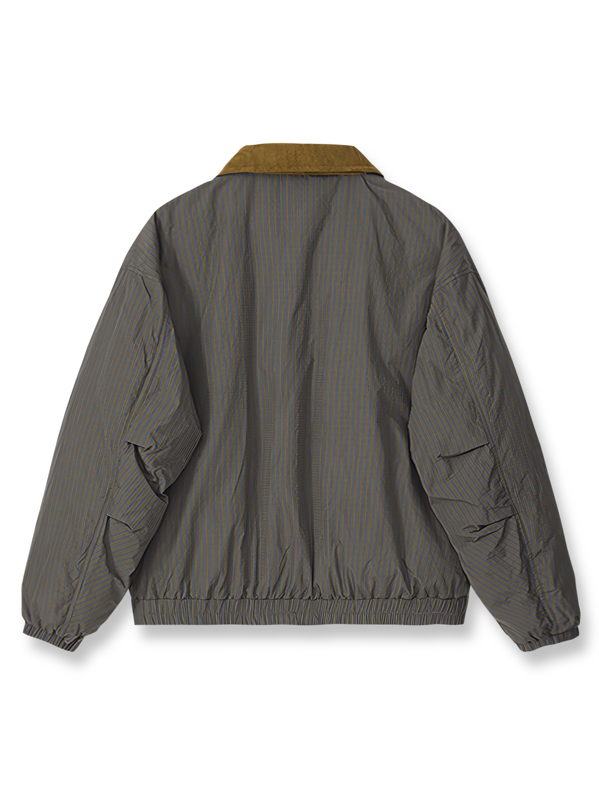 製品画像: ヴィンテージコーデュロイ襟ワークチェックコットンジャケットの正面展示
詳細画像: コーデュロイ襟とダブルジッパーデザインのディテール展示