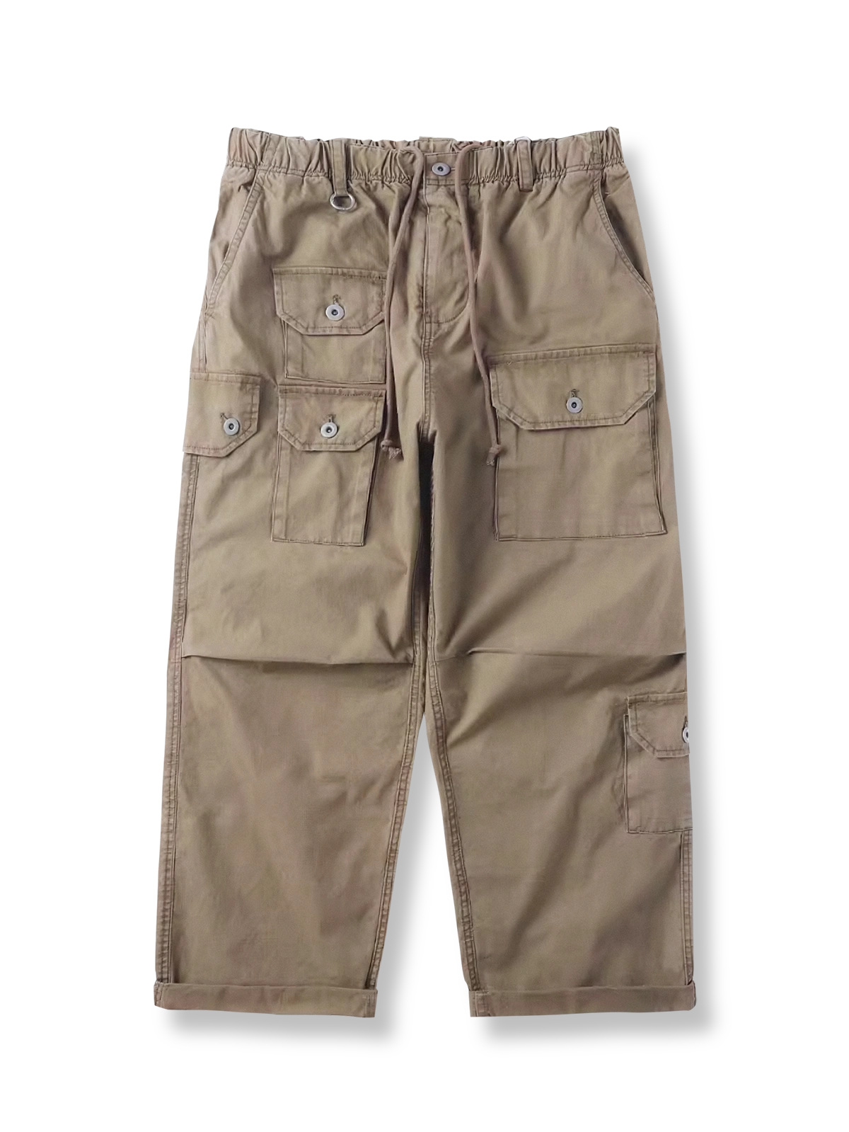 製品画像: ヴィンテージワークマルチポケットウォッシュドカジュアルパンツの全体画像