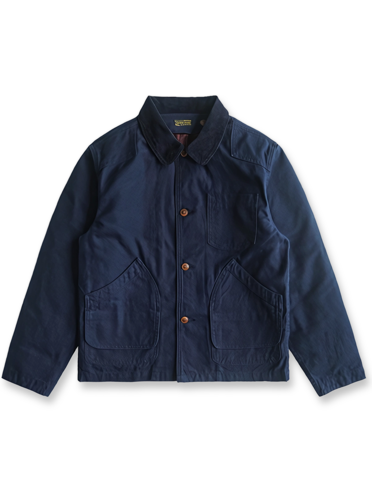 製品画像: 1960年代ヴィンテージスタイルのハンティングジャケット正面、アウトドアファッションに最適なアイテム
詳細画像: 脱着可能なウールインナーとキャンバスハンティングジャケットの詳細、クラシックなデザインと高品質素材のディテール