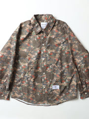 製品画像: レトロ民族風プリント長袖シャツの画像