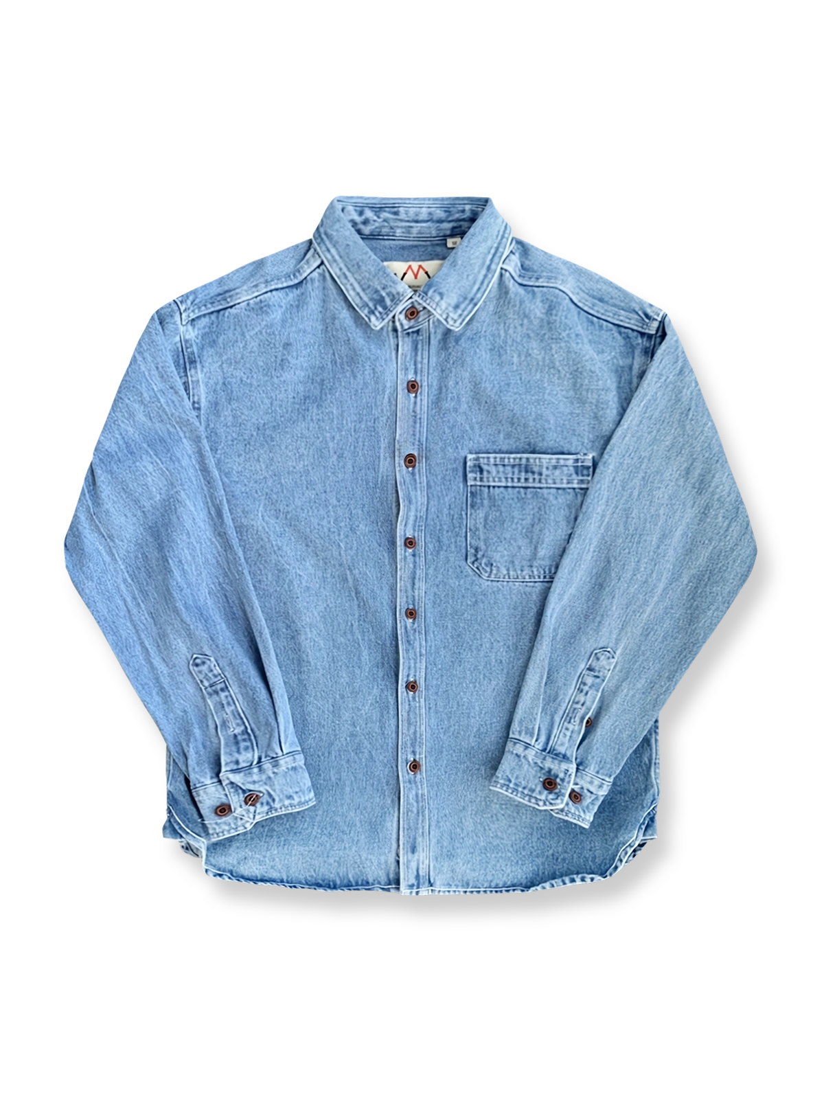 ヴィンテージウォッシュデニムシャツ