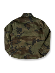 ヴィンテージミリタリースタイルの迷彩ジャケット全体画像