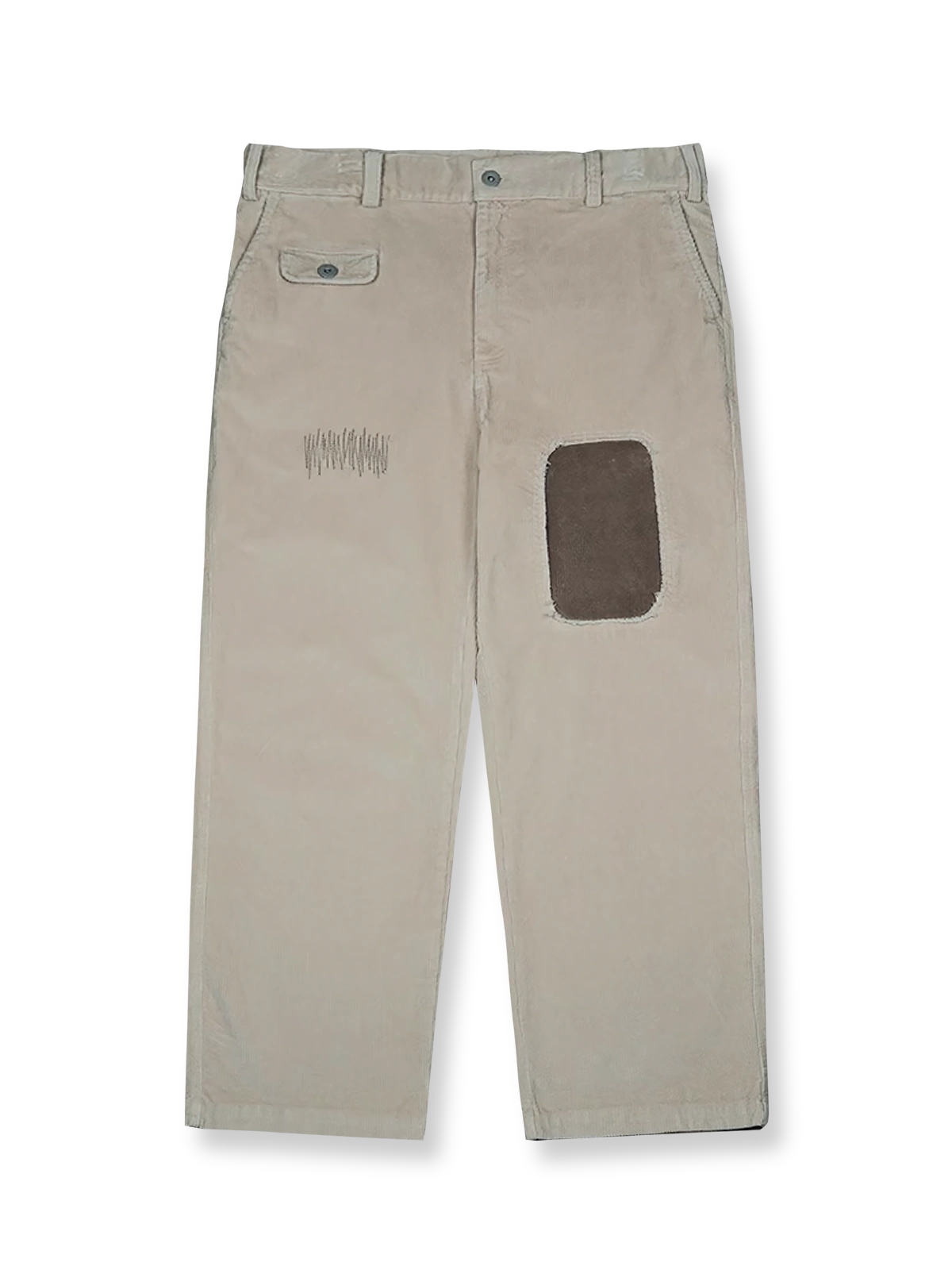 ヴィンテージ コーデュロイパッチ ストレートパンツ