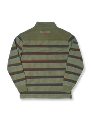 パイナップルチェックストライプワークシャツの画像