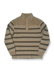 パイナップルチェックストライプワークシャツの画像