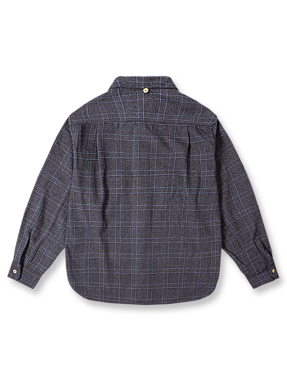 ボタンダウンチェックシャツの画像 - クラシックなチェック柄とユニークなボタンダウンデザインが特徴