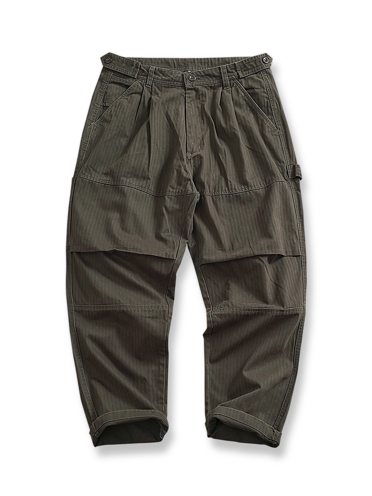 ヴィンテージヘリンボーンワークパンツ 画像