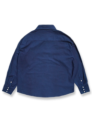 植物染めハンドメイドウエスタンシャツ 全体画像