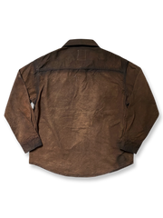 薯莨染めヴィンテージ長袖シャツ 全体画像