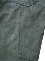 手作り古法植物染め ワイドワークパンツ