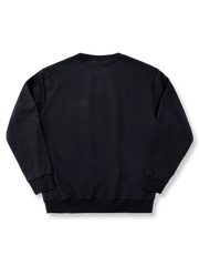 藍染め古布花柄ポケット付き裏起毛スウェット