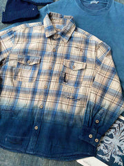 擦り切れ加工とパッチ ディテール画像