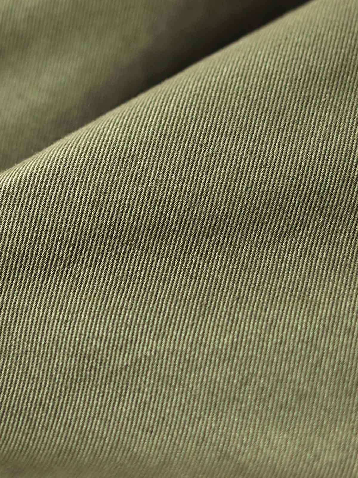 製品画像: 裏起毛 防寒 ミリタリー タンカージャケット 正面
詳細画像: TALONジッパーとトリコロール刺繍ワッペン ディテール