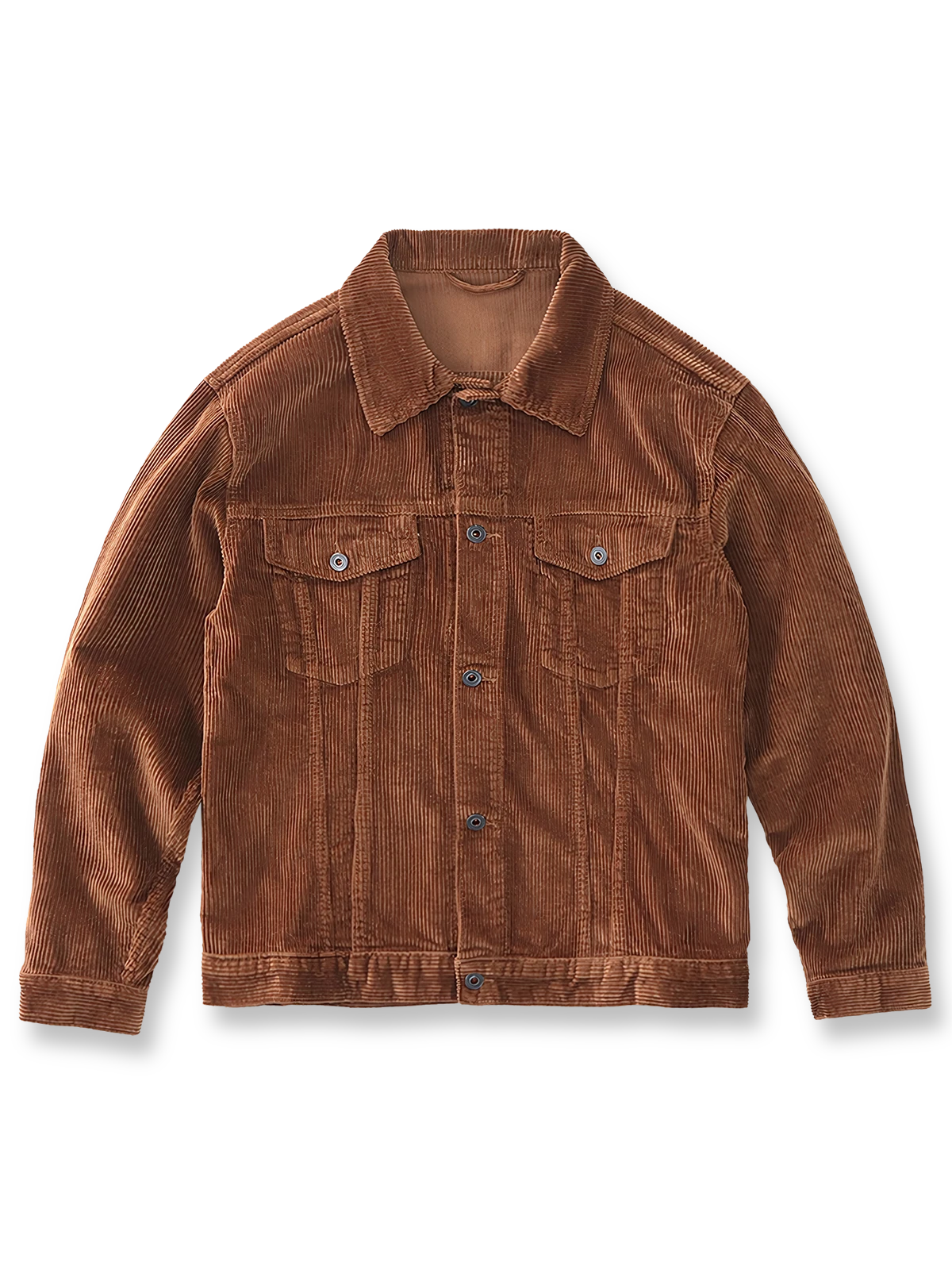 製品画像: ヴィンテージ コーデュロイ Type III ジャケット 正面、クラシックなレトロ風デザイン、秋冬に最適
詳細画像: コーデュロイ生地の柔らかな質感とウォッシュ加工のディテール、ヴィンテージ感