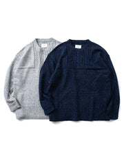 製品画像
カラードットケーブル編みウールセーターの全体画像。レトロなカラードットデザインが特徴的なケーブル編みのニットセーターは、秋冬シーズンにぴったりのアイテム。

詳細画像
セーターのケーブル編みディテールとカラードットデザインが特徴的。ウールとポリエステルの混紡素材で温かさと快適さを提供し、秋冬のコーディネートに最適。