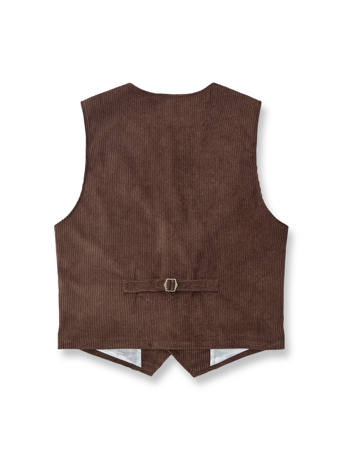 製品画像
レトロコーデュロイベスト 高品質なコーデュロイ素材を使用し、クラシックな質感とシンプルなデザインが特徴のベスト。柔らかく滑らかな着心地が魅力。

詳細画像
コーデュロイ素材のディテール、柔らかな質感と細かい畝模様。シンプルでクラシックなデザインが際立つ。

ボタンディテール: 牛角製のボタンが付いたシンプルでエレガントなデザイン。