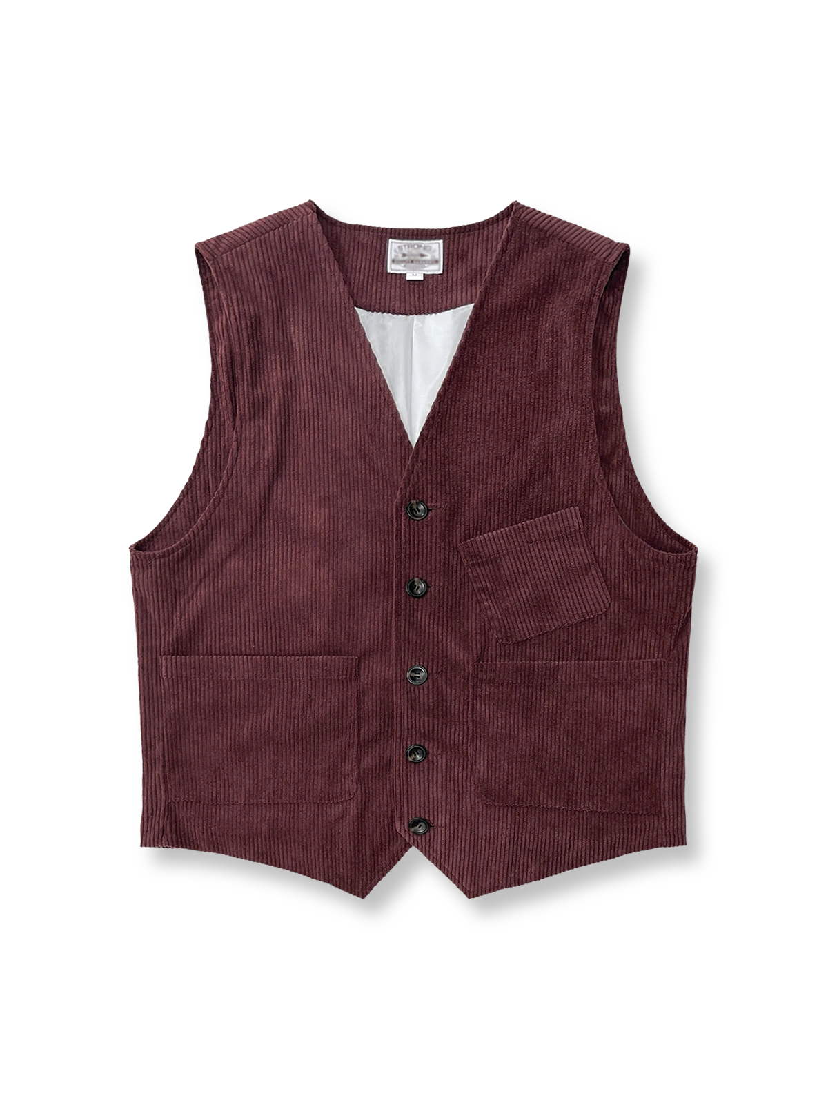 製品画像
レトロコーデュロイベスト 高品質なコーデュロイ素材を使用し、クラシックな質感とシンプルなデザインが特徴のベスト。柔らかく滑らかな着心地が魅力。

詳細画像
コーデュロイ素材のディテール、柔らかな質感と細かい畝模様。シンプルでクラシックなデザインが際立つ。

ボタンディテール: 牛角製のボタンが付いたシンプルでエレガントなデザイン。