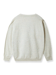 製品画像
Vネック カラフルドット ニット カーディガン全体図。12ゲージ編みの細かい編地とコットン混紡素材で仕上げた中厚ニット。カラフルなドット模様がアクセントのユニセックスデザイン。

詳細画像
グラデーション樹脂ボタンの高級感あるディテール、精緻なリブ編みの裾と袖口、滑らかな質感を持つ12ゲージ編み地とカラフルドット模様の特写。
