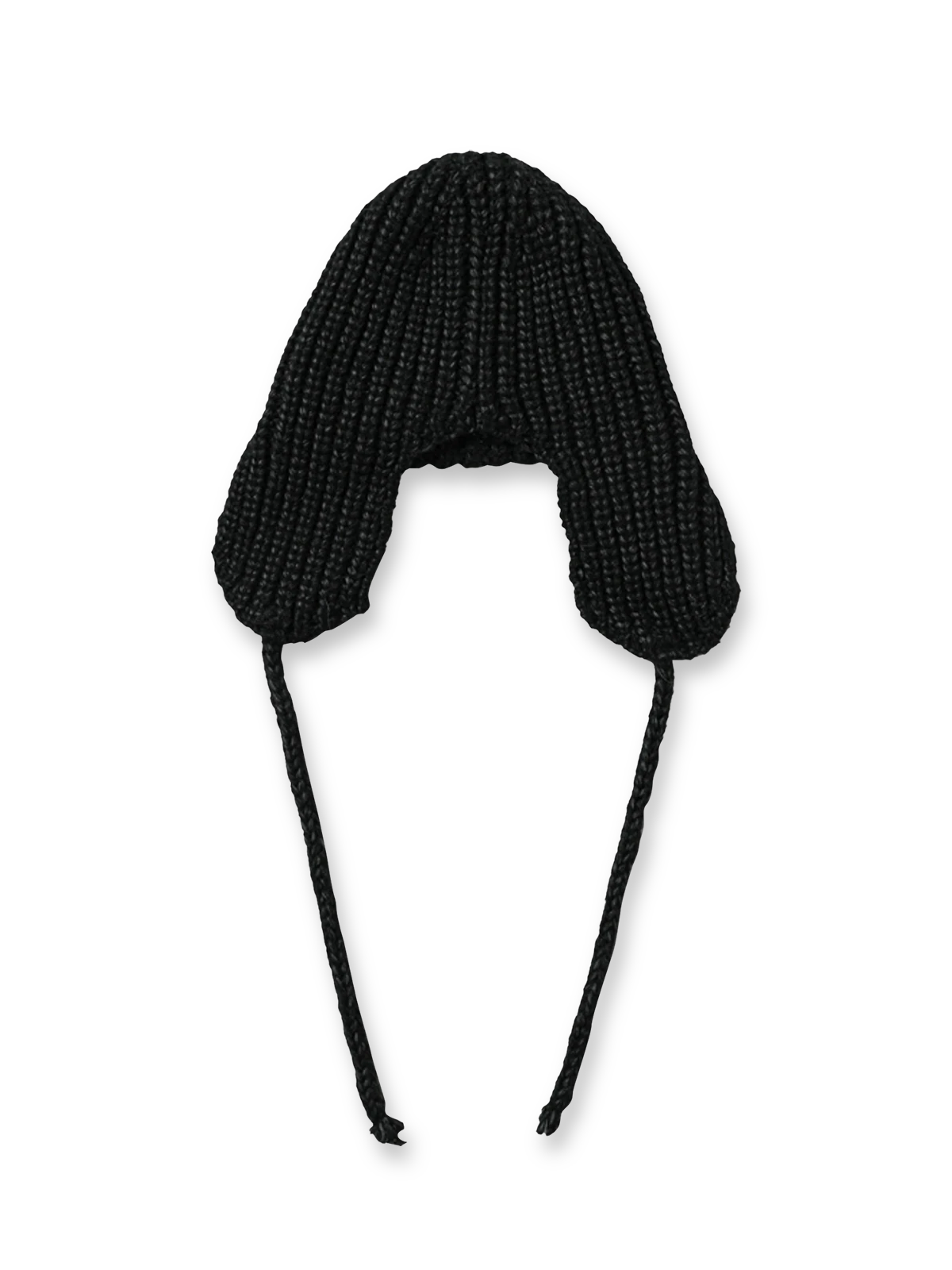 製品画像
「クラシックなパイロットスタイルを取り入れたハンドメイドのニットハット全体画像。100%ウール素材と耳当て付き防風デザインが特徴。」

詳細画像
「手編みの細やかなステッチが生み出す立体的なテクスチャと、耳当てストラップの防風構造のディテールをクローズアップ。」