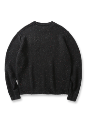 製品画像
「カラーネップウール混紡ニットセーター全体像。赤い『N』アルファベット柄とカラーネップデザインが特徴のスクール風セーター」

詳細画像
「カラーネップウール混紡ニットセーターの赤い『N』アルファベット柄と柔らかなカラーネップ生地のディテールクローズアップ」