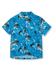 鯉柄 アロハシャツ